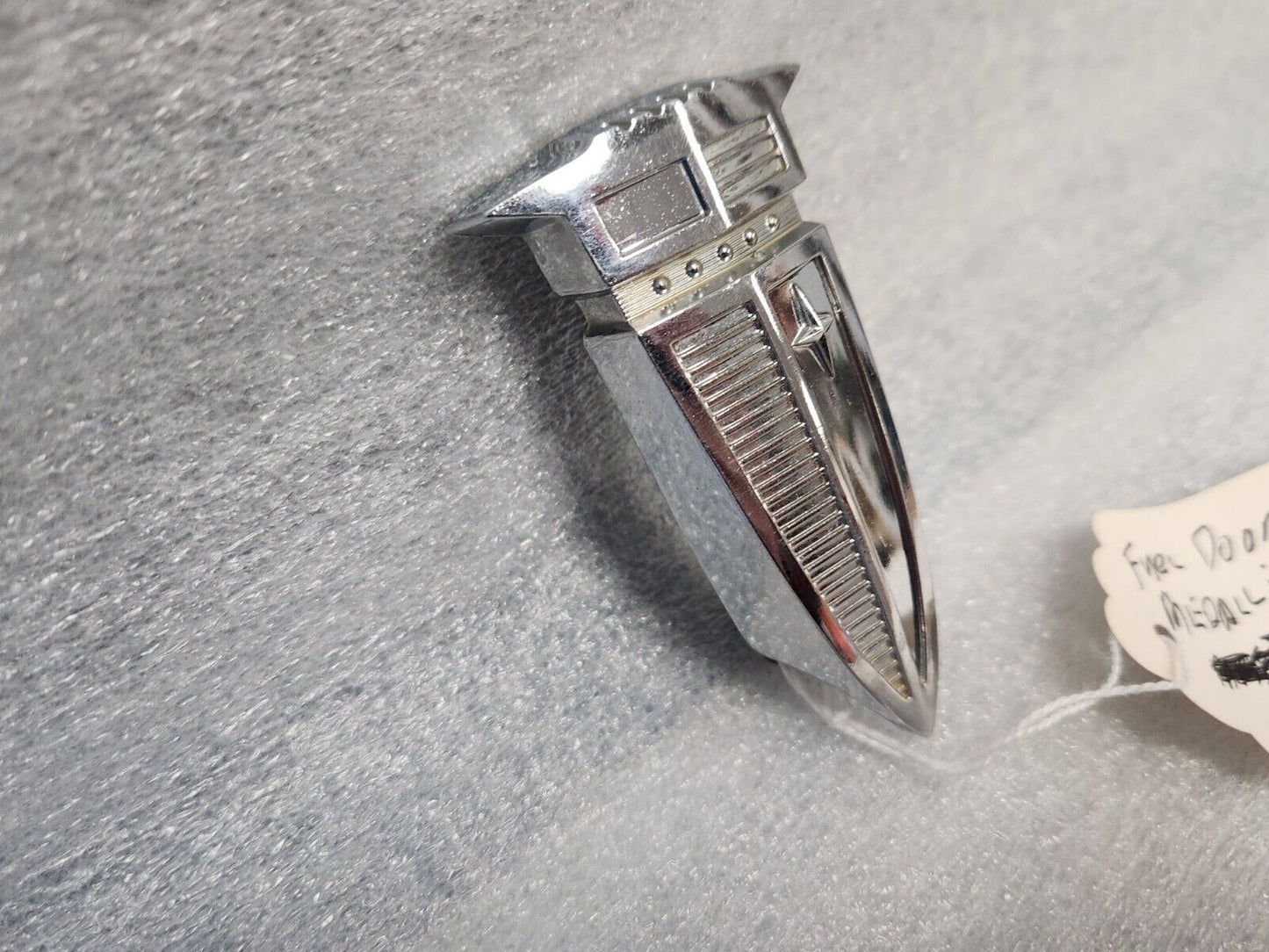 1960 Pontiac Bonneville & Ventura Fuel Door Ornament Emblem Badge OEM 4782696