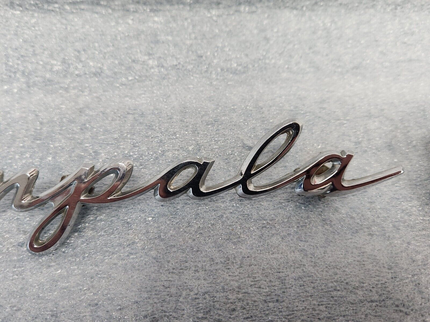 1962 Chevy Impala Rear Quarter Panel Emblems Scripts Deer Set Of 4 OEM GM