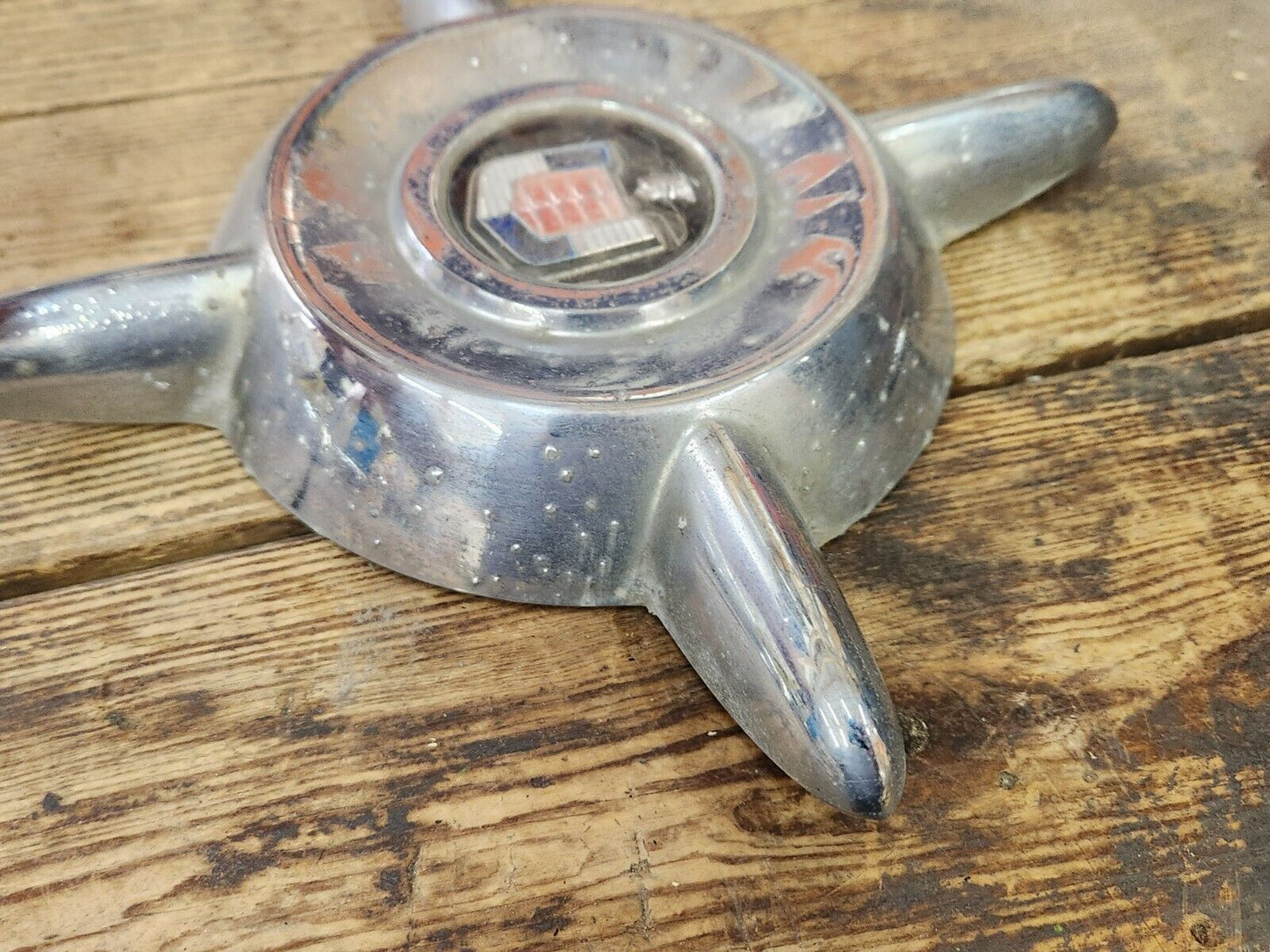 1955 1956  MERCURY MONTCLAIR MONTEREY WHEEL COVER  SPINNER CAPS SET OF 4 OEM