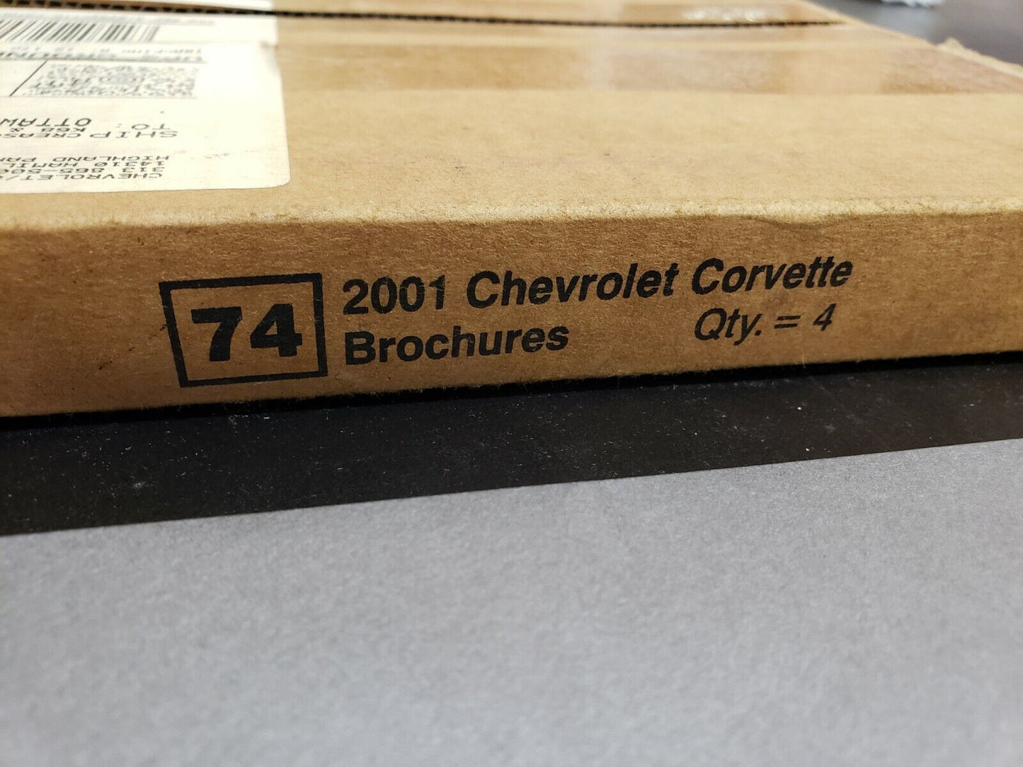 NEW SEALED 2001 CHEVY CORVETTE C5 DEALER BOOK BROCHURE ZO6 COUPE CHEVROLET GM