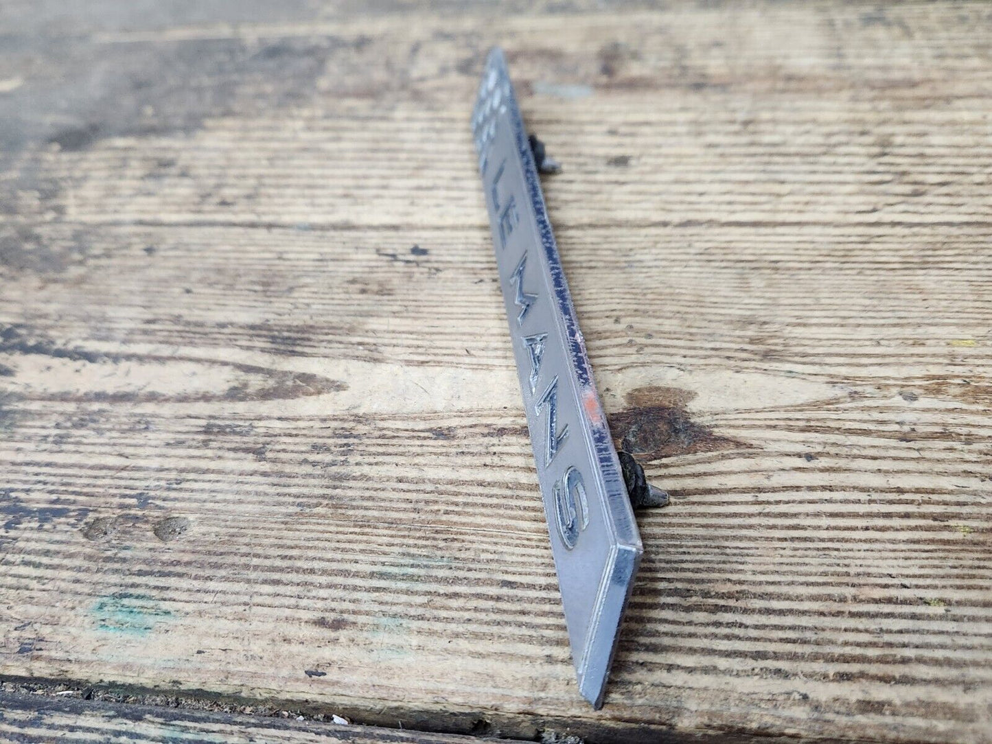 1964 1965 PONTIAC LEMANS L.H. DRIVER FENDER EMBLEM OEM GM 4414093