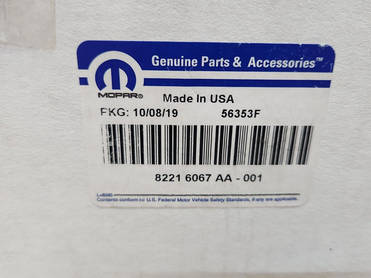 NEW Genuine Mopar 2019 Dodge Durango Remote Start Keyless Entry Fob 82216067AA