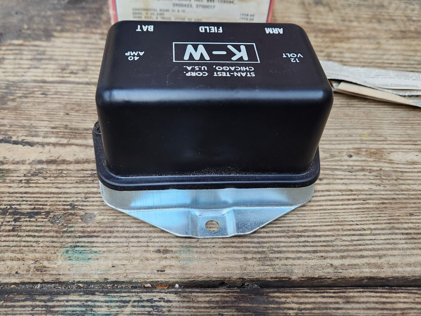 1957-1962 Lincoln 1958 Edsel 57-58 Ford 57 Mercury 12V Voltage Regulator REMAN