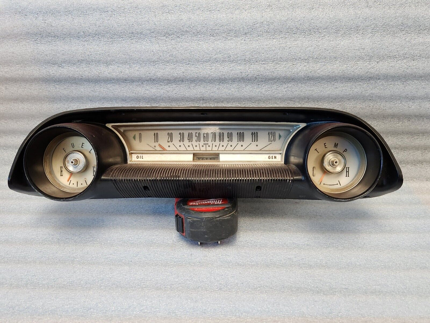 1963 1964 Ford Galaxie 500 speedometer and instrument cluster Dash Gauges Black