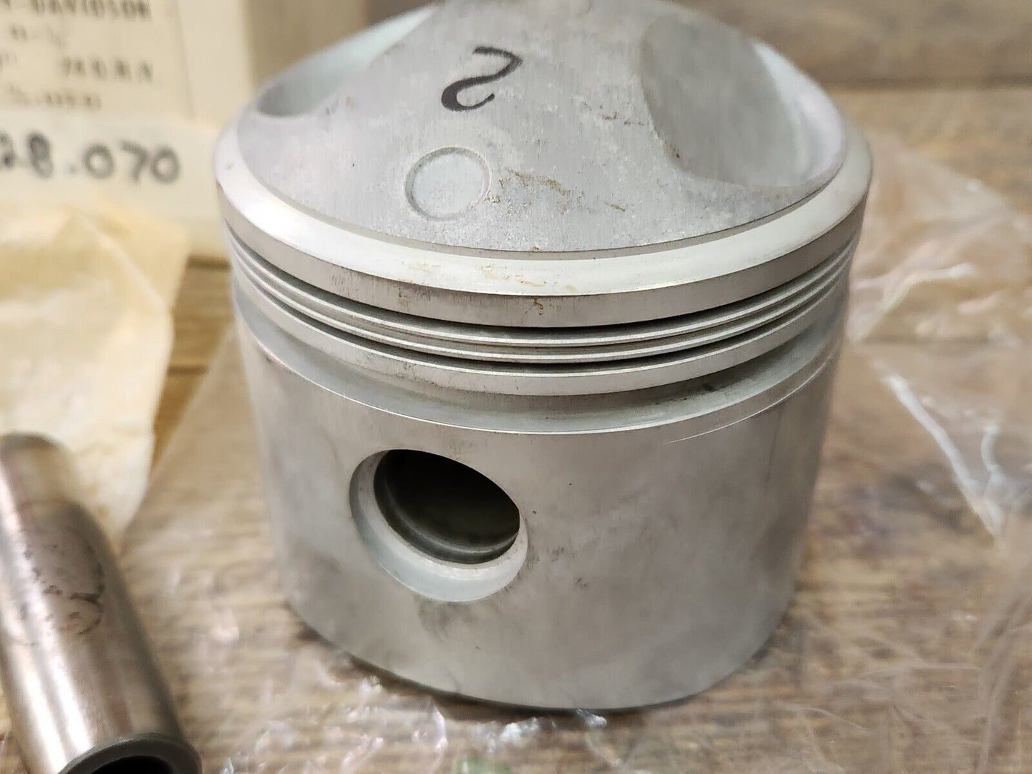 New 1941-up Harley 74" Knucklehead Panhead Shovelhead Piston Kit +.070 OS Japan