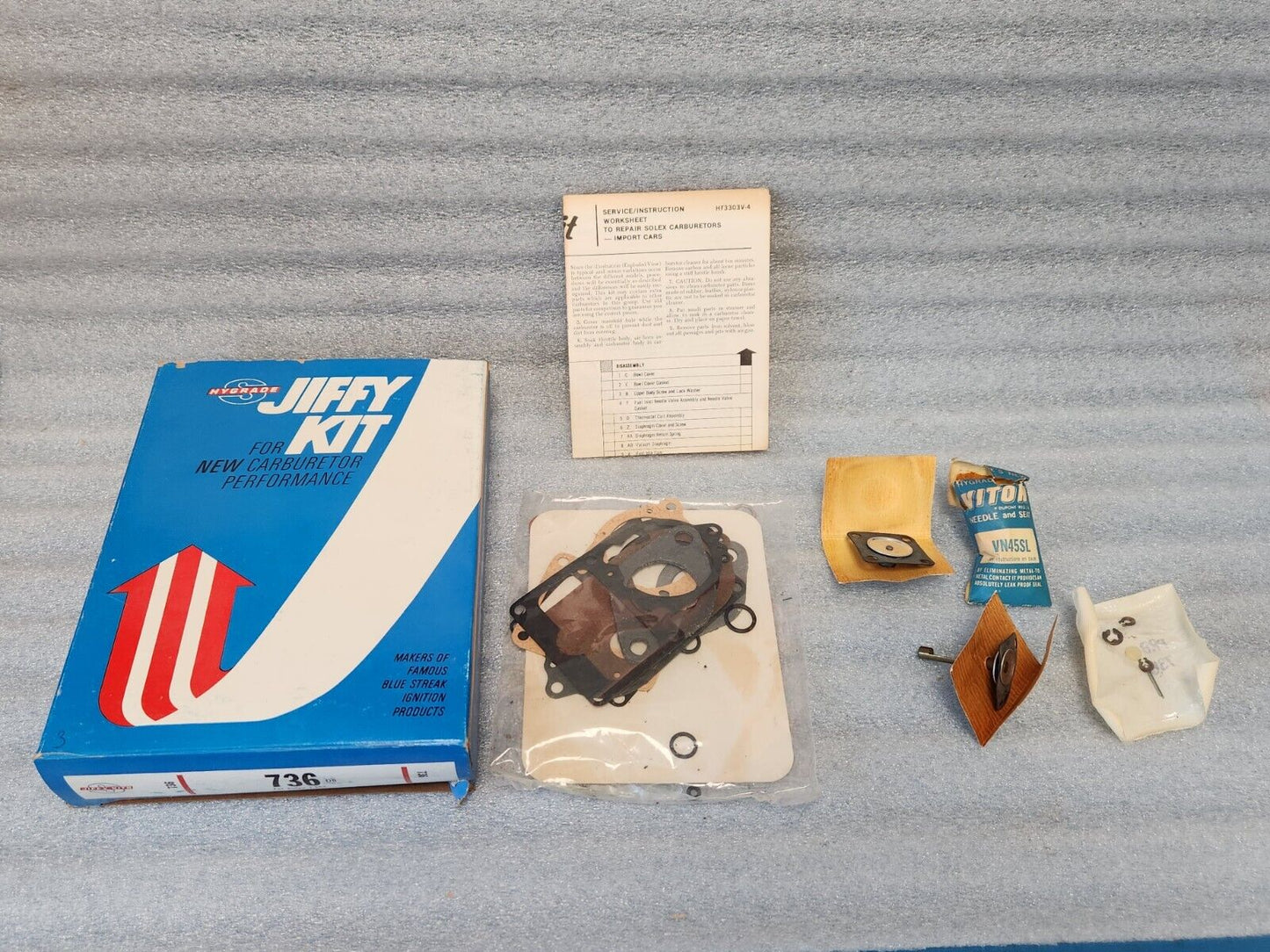 NEW Solex 1-BBL 1600cc Carburetor Rebuild Kit 1960-1974 VW Volkswagen USA MADE