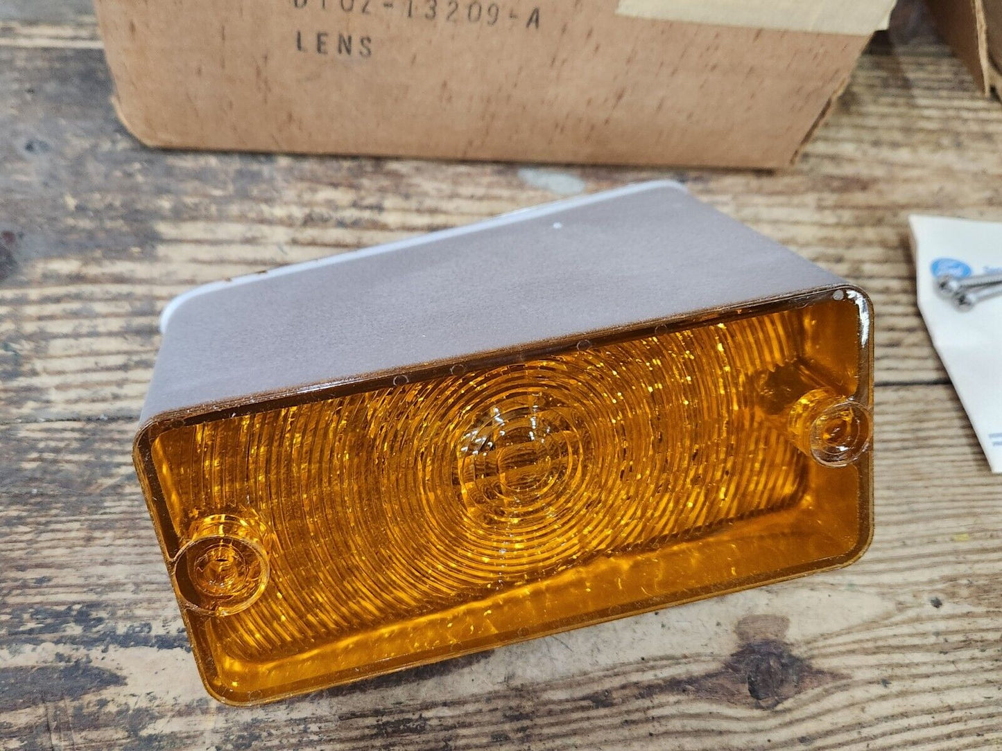 NOS 1971 FORD TORINO FAIRLANE RANCHERO 500 GT COBRA LH FRONT PARKING LIGHT LAMP