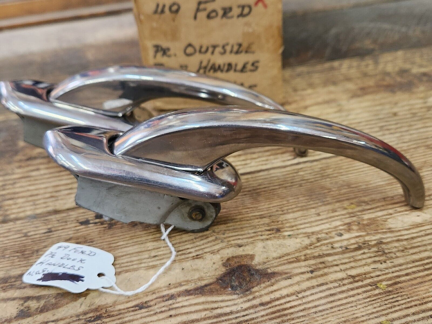 NOS OEM 1949 Ford Passenger Car Outside Door Handles  8a-7022400 PAIR