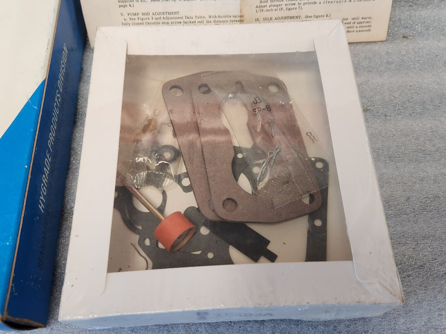 NEW 1965-1971 CARB KIT CHEVROLET GMC TRUCK 2 BARREL STROMBERG WW 305 ENGINE