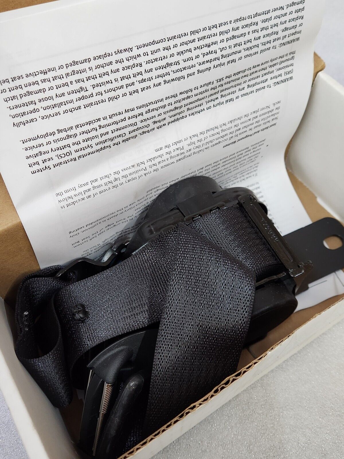 NEW OEM 11-23 DODGE CHARGER FRONT RIGHT PASS SIDE SEAT BELT RETRACTOR 1HZ06DX9AI