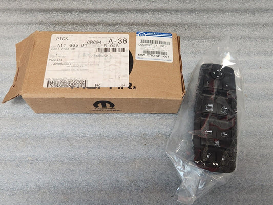 NEW MOPAR 13-15 RAMS FRONT LH DRIVER DOOR MASTER POWER WINDOW SWITCH 68212783AB