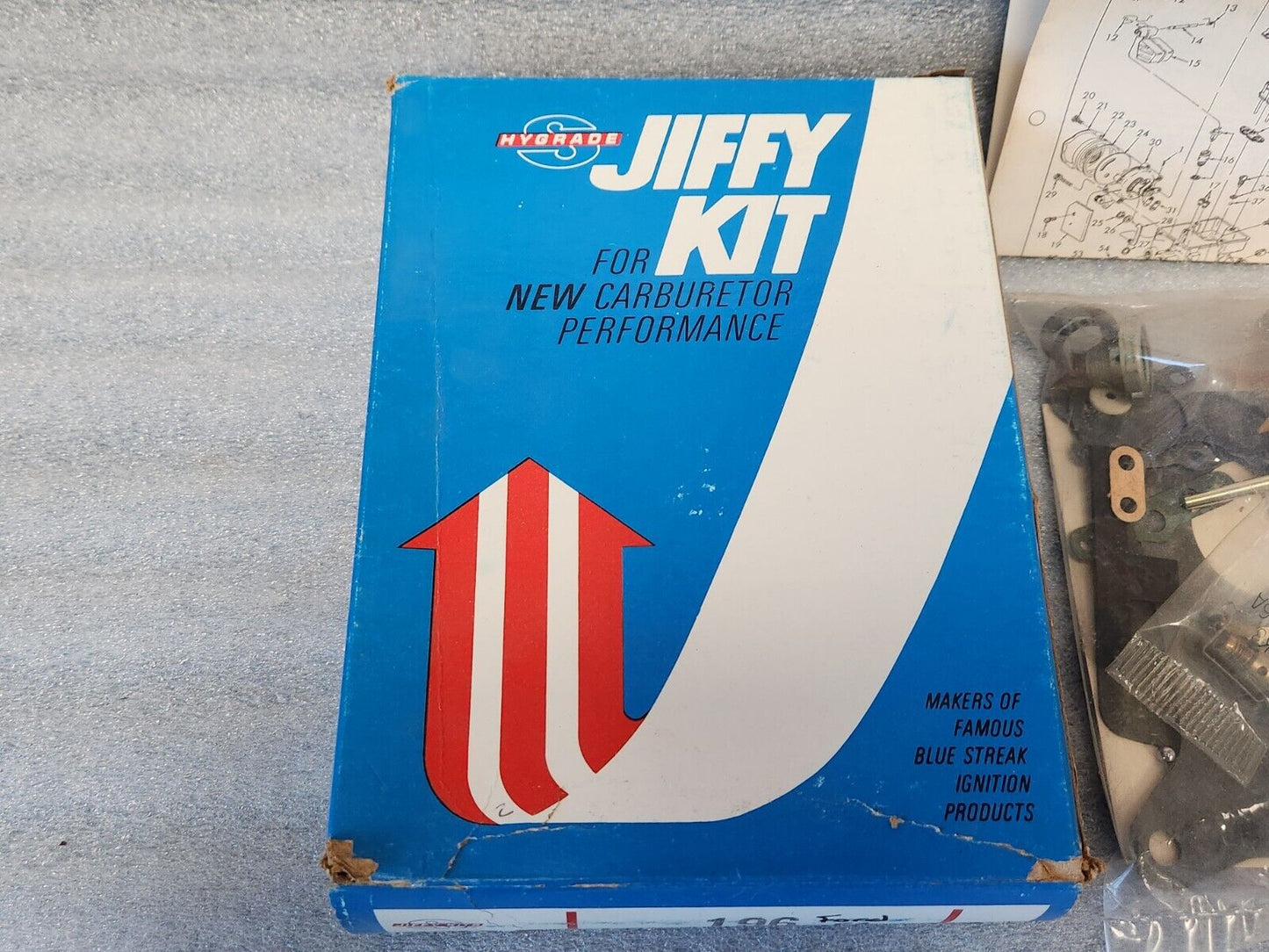 1957 FORD MOTORCRAFT F2 4 BARREL CARBURETOR REBUILD REPAIR KIT MADE IN USA ALL