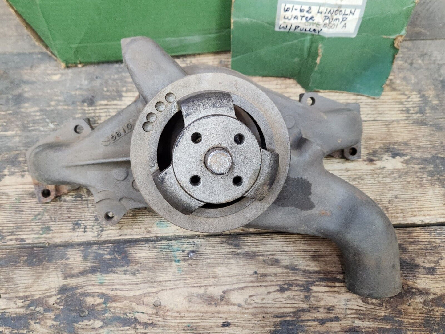 1961-62 Lincoln Continental 430 7.0 Rebuilt water pump C1VE-8505-A 5-1/2" pulley