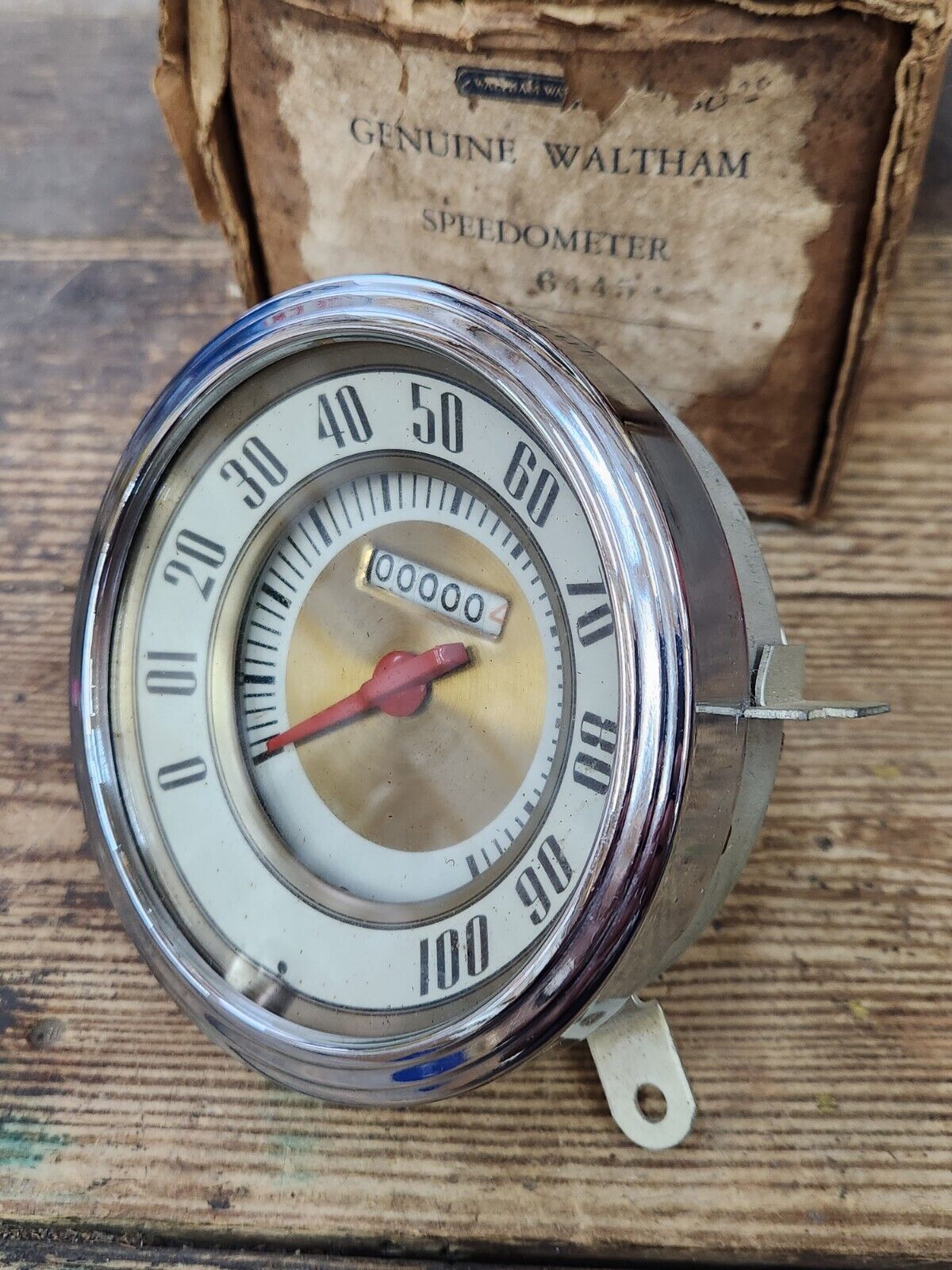 NOS 1942 Ford Woodie Wagon Speedometer Clock Ford Vintage Dashboard Speedo