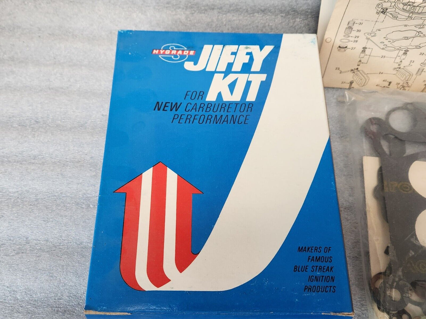 NEW Carter AVS 4 BBL 327 250 H.P.  V8 Carburetor Rebuild Kit 1966 Chevrolet