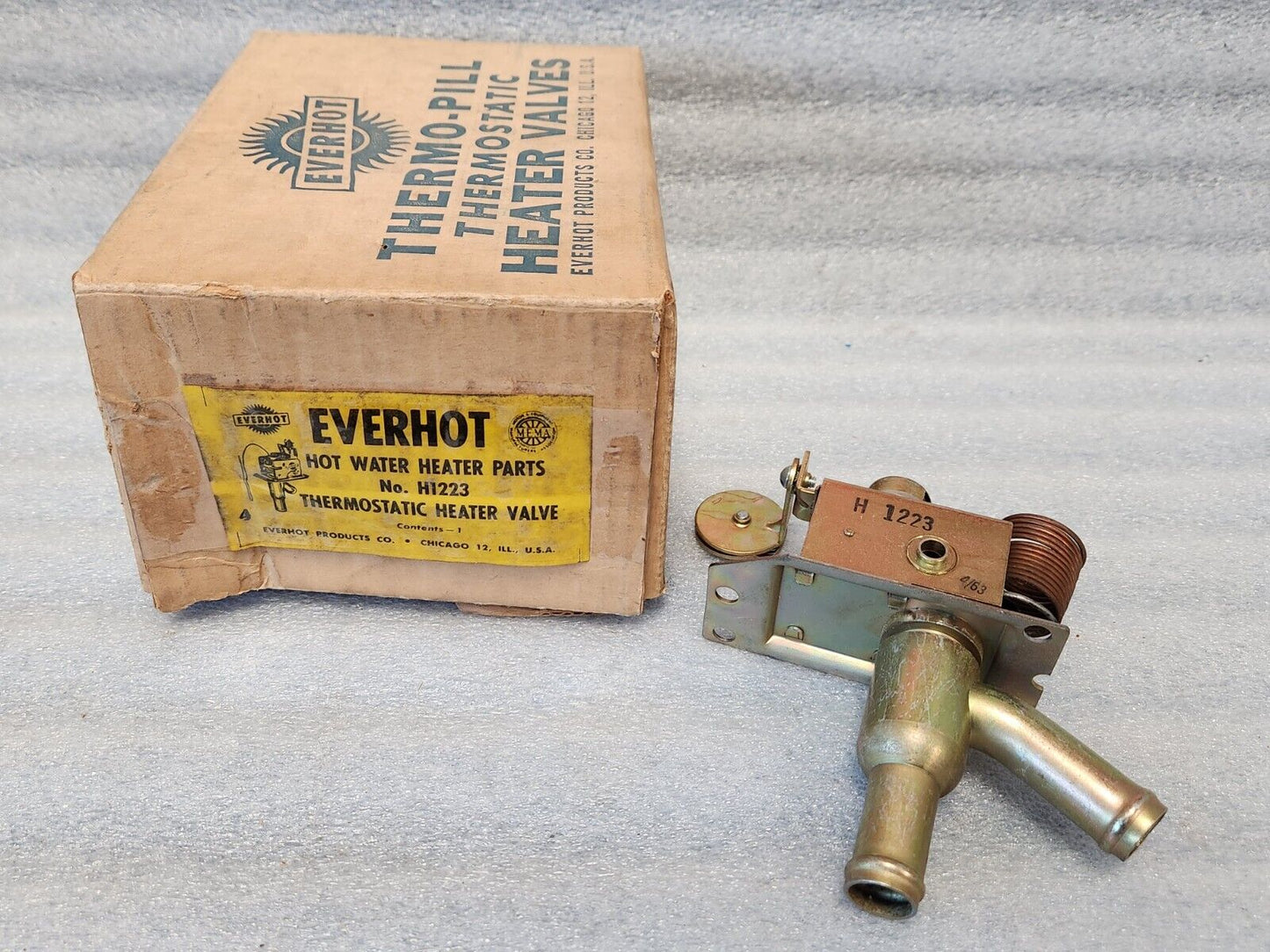 NEW Heater Control Valve on Firewall 1953-1956 Ford 1955-1957 T-Bird H1223