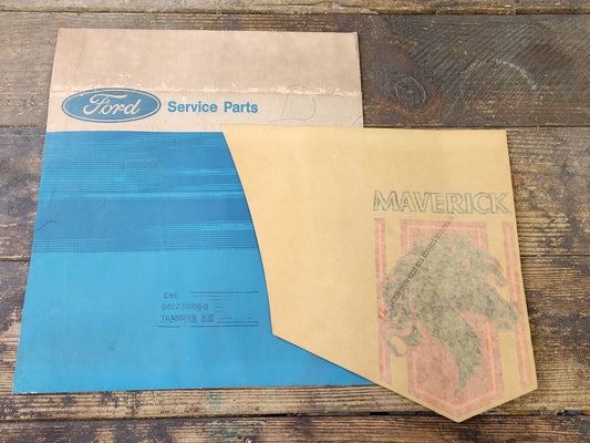 NOS OEM  1976 FORD MAVERICK RH STALLION FENDER DECAL TRANSFER D6DZ-16098-B