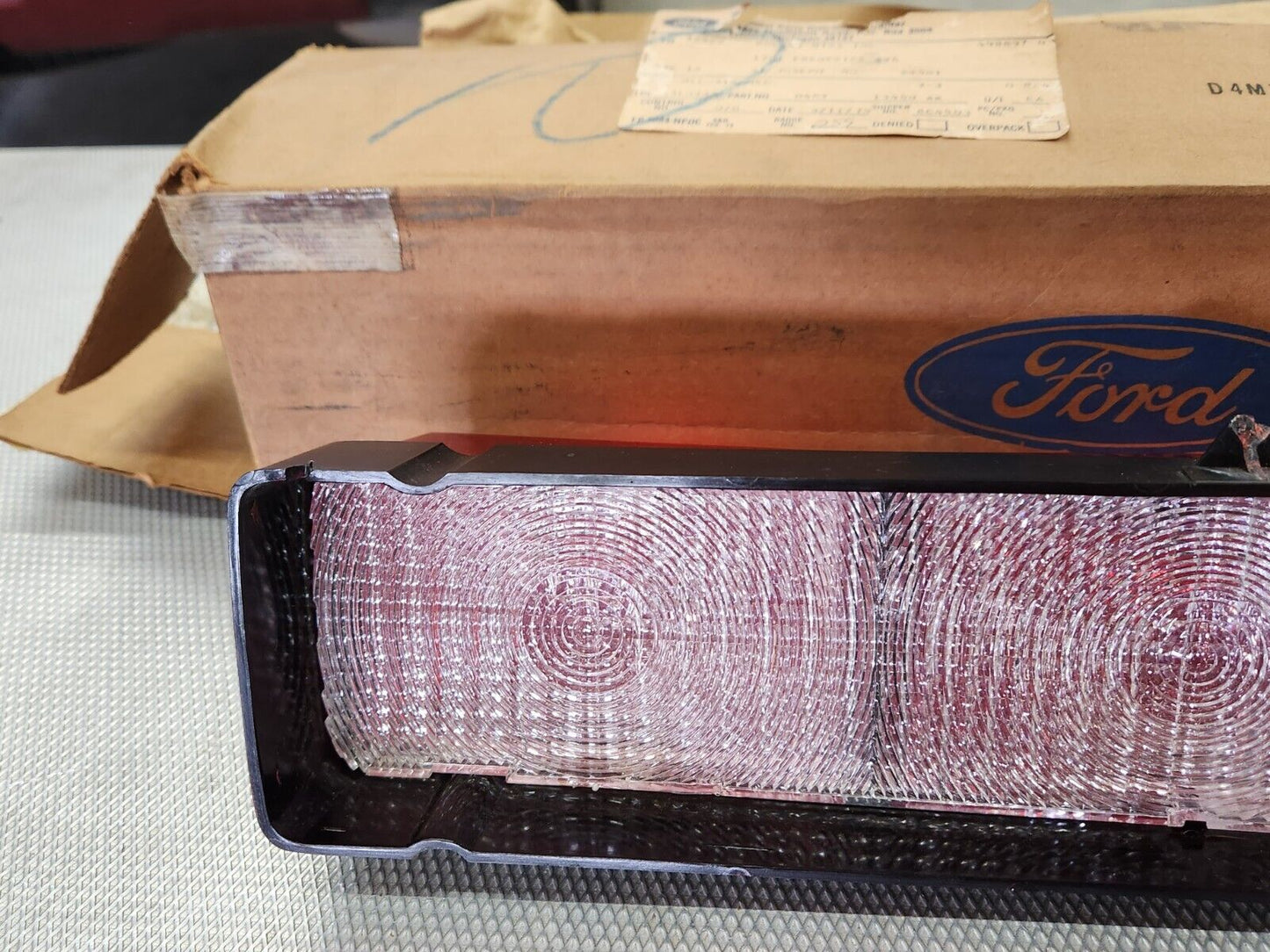 NOS OEM Ford 1974 Mercury Tail Light Lens Rear Lamp Monterey Marquis LH