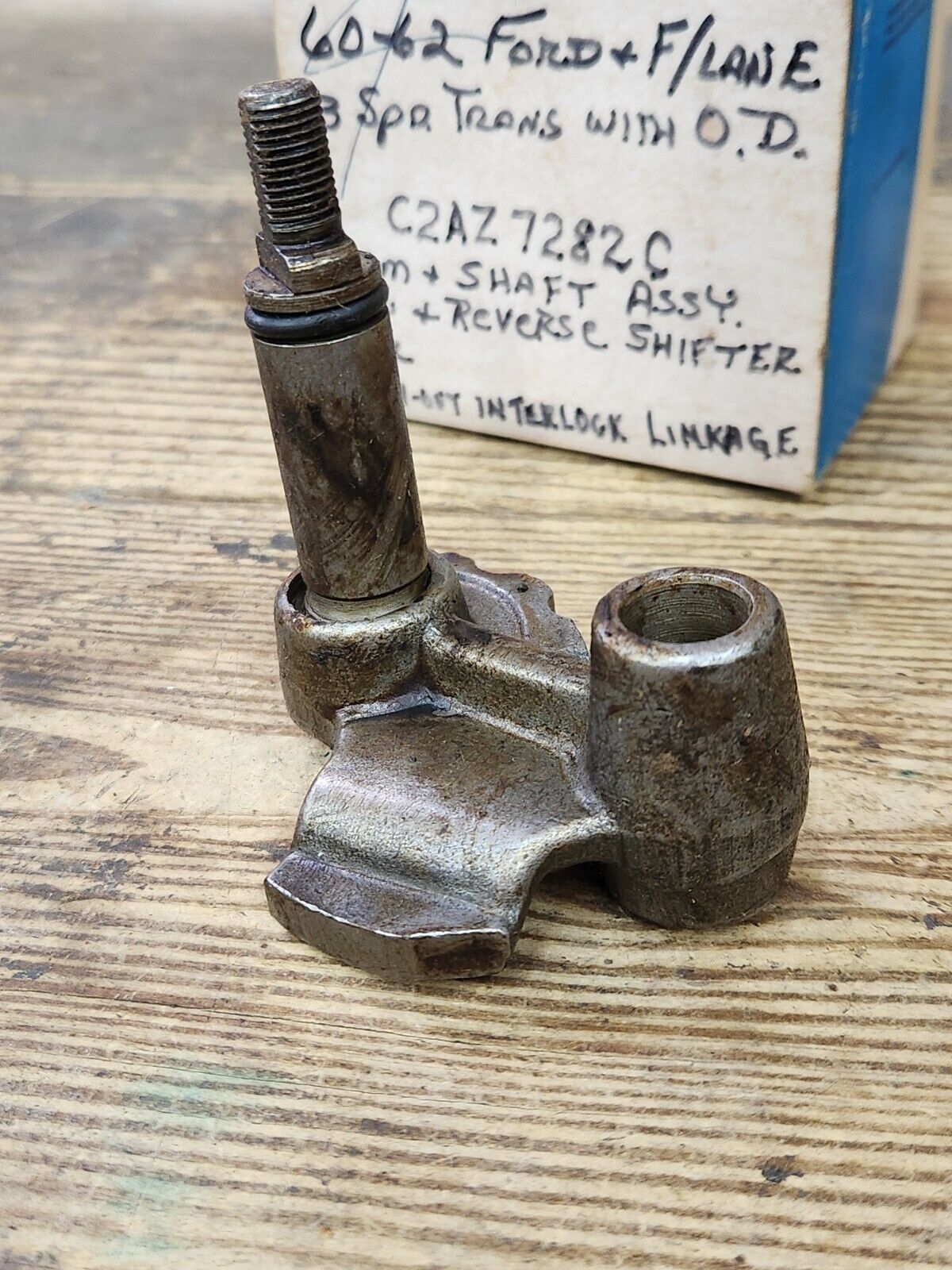 NOS 1960-1962 FORD FAIRLANE 3 SPEED TRANS W/OD CAM SHAFT LOW + REVERSE SHIFTER