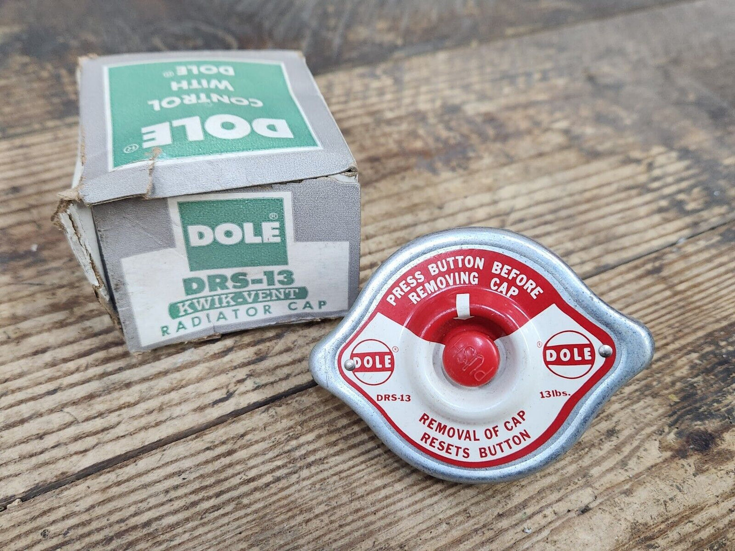 1955-1966 Chrysler Desoto Dodge Plymouth Packard Studebaker DRS-13 Radiator Cap