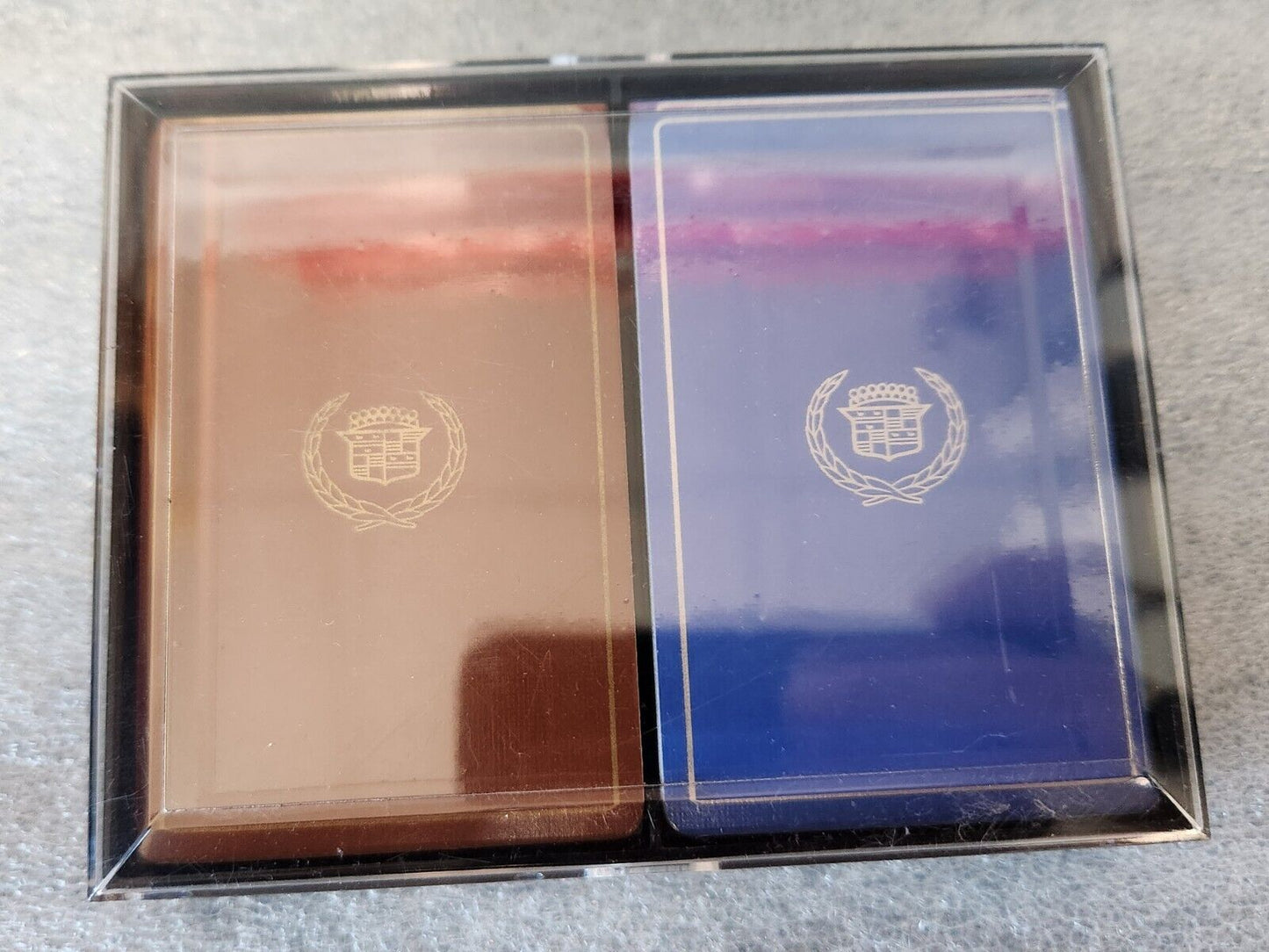 Vintage Cadillac Logo Crest Playing Cards 2 Decks New Never Opened Made USA