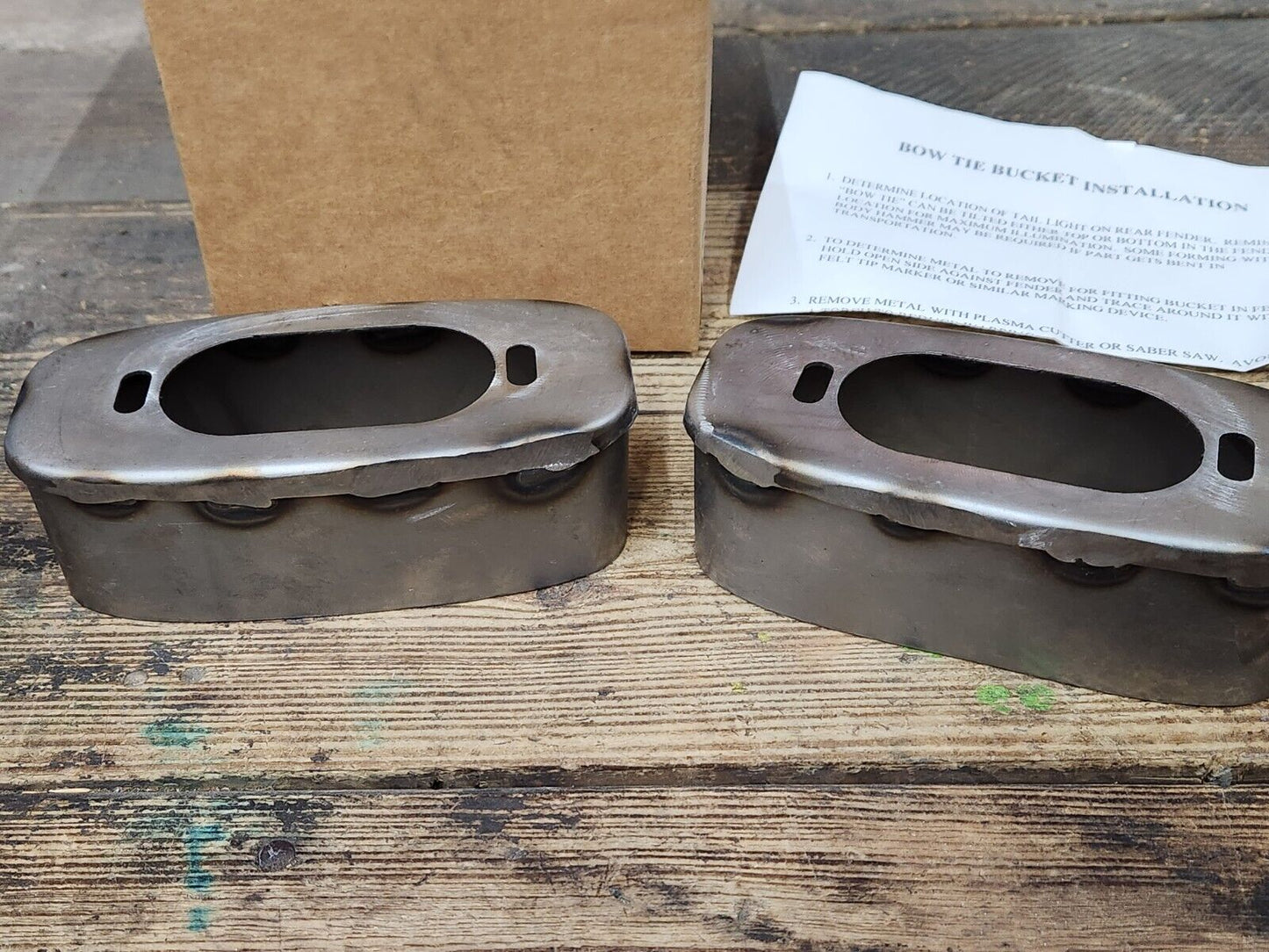 1941-1948 Chevy Tail Light French Frenching Buckets NEW Hot Rod Custom Kustom