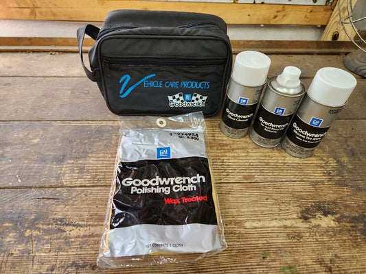 Vintage 1990's GM Dealership Mr. Goodwrench Vehicle Care Kit Camaro Corvette