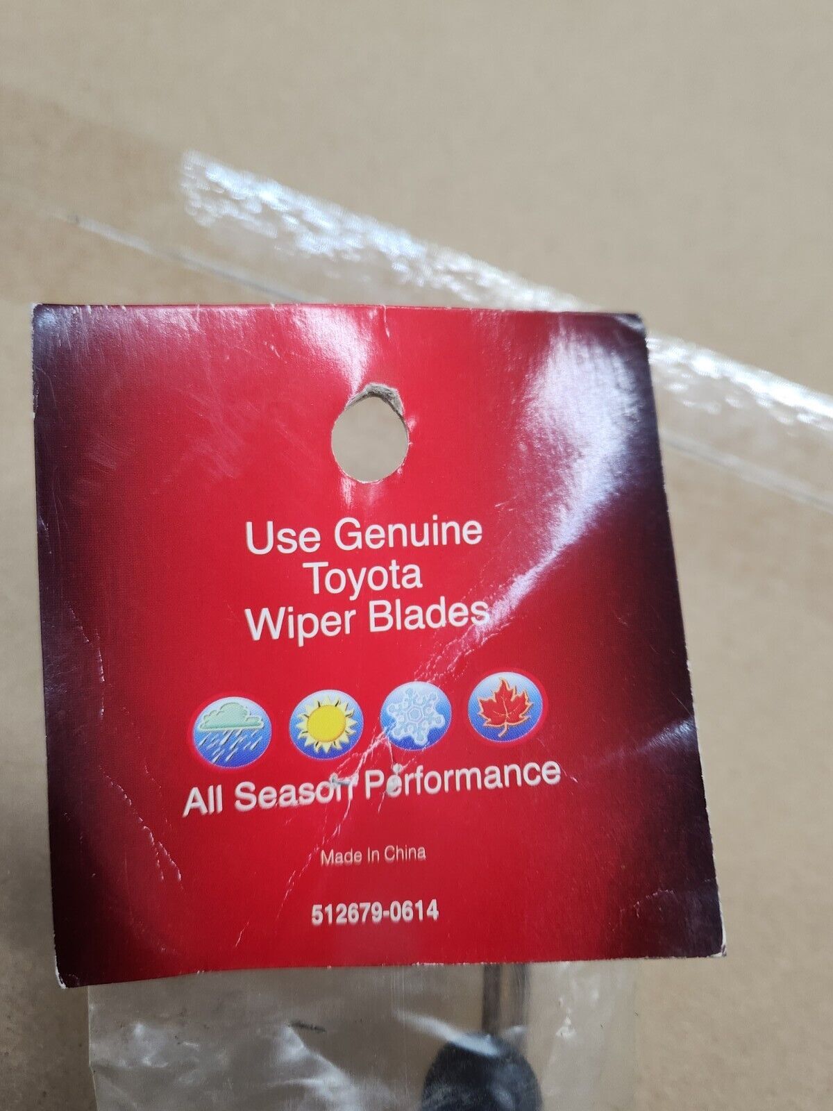 NEW OEM 2012-2018 TOYOTA YARIS GENUINE SIGHTLINE WIPER BLADE 85212-YZZ1M-TM