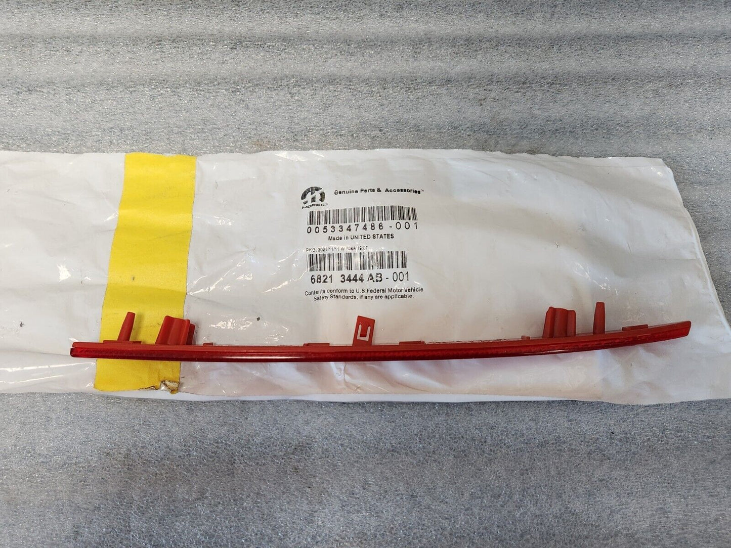 NEW OEM 2015-2023 Chrysler 300 Right Rear Bumper Red Reflector Light 68213444AB
