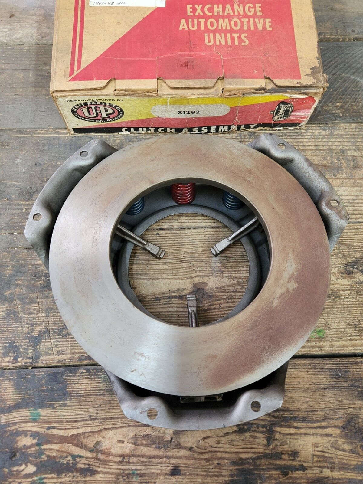 NOS Reman 1941-1955 Ford 1941-48 Mercury 59-60 Edsel Clutch Pressure Plate 8 cyl