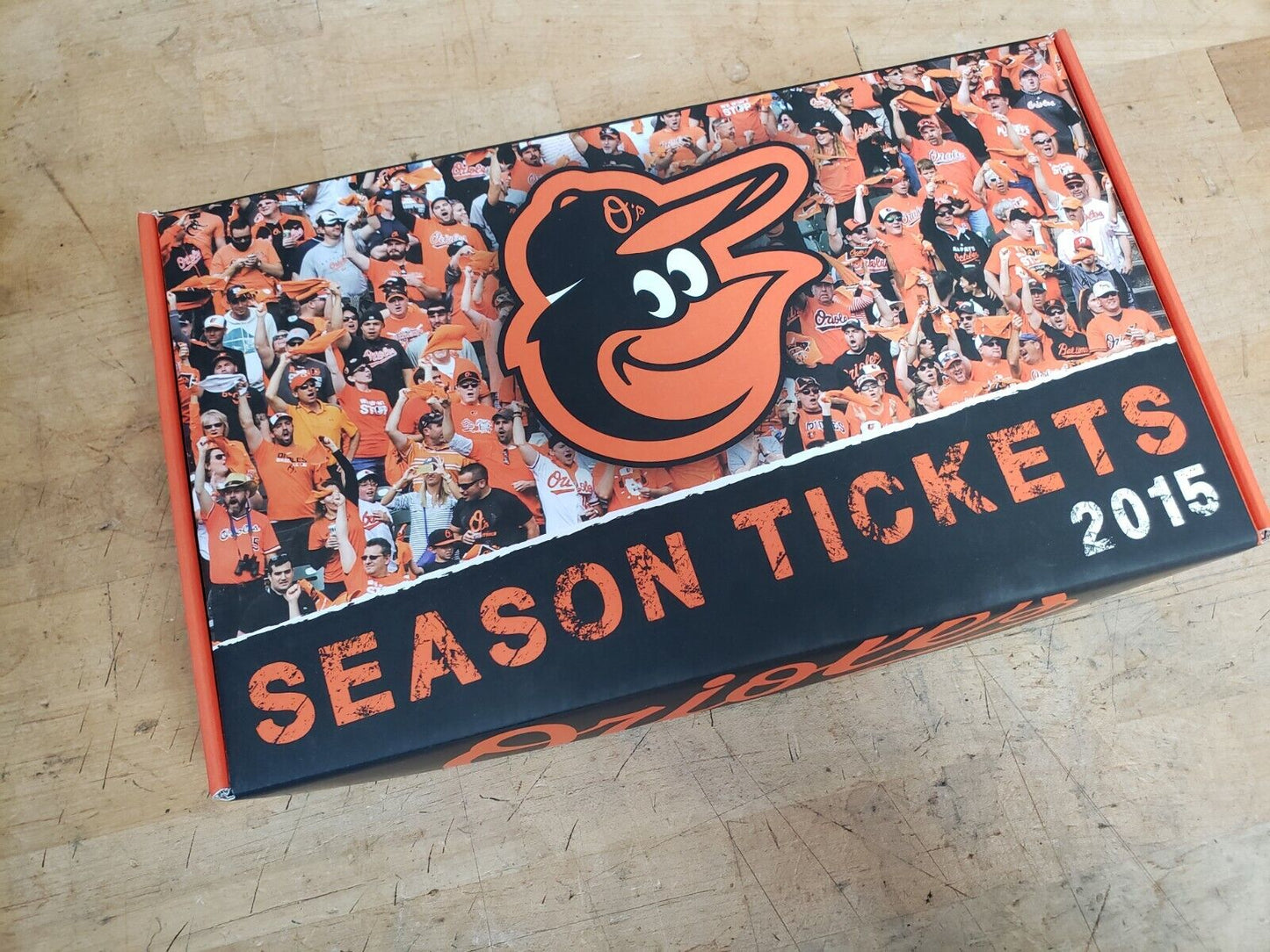 Baltimore Orioles 2015 Season Tickets Box MLB Baseball Collection FREE SHIPPING