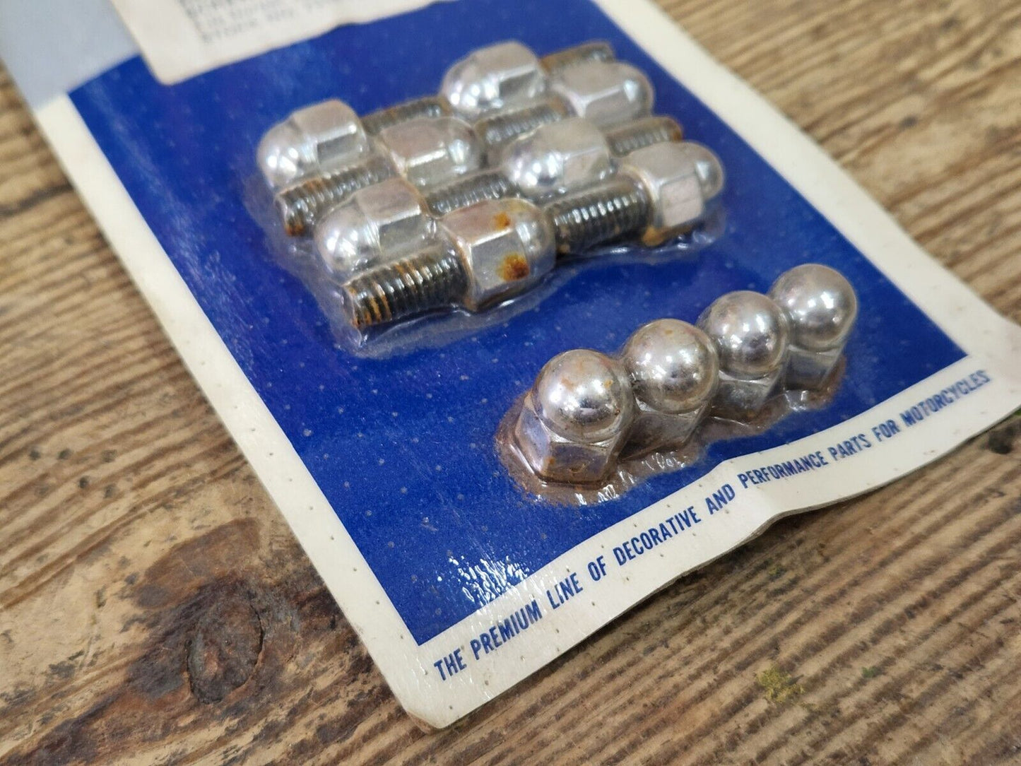 NEW 1967-1977 NORTON 750 ROCKER BOX ACORN NUT & SCREW KIT NOS COLONY 7316-12