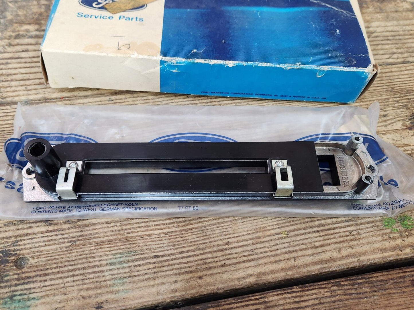 NOS 1974 1973 MERCURY CAPRI DASH HEATER CONTROL BEZEL PANEL D3RY-18A651-A