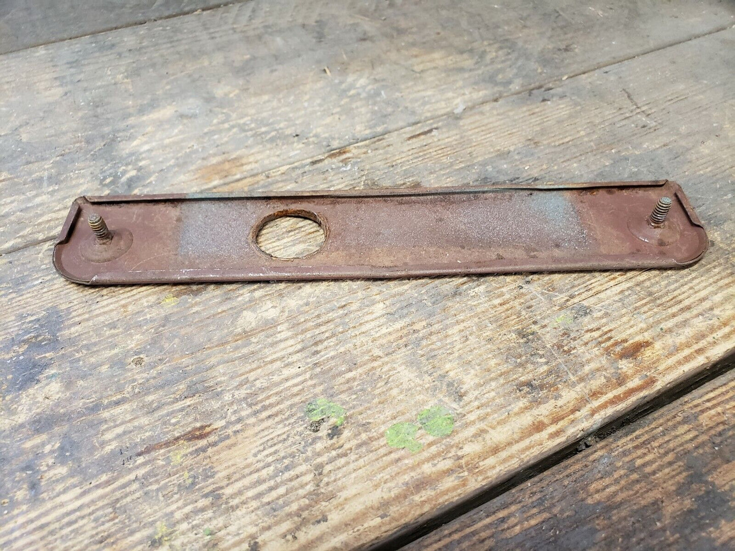 1941 STUDEBAKER M Series Truck Car Dash Radio Delete Plate Cover Trim Original