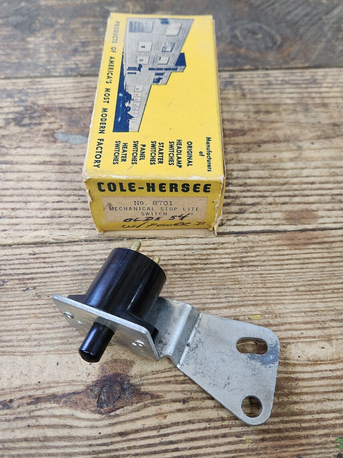 NEW 1954 Oldsmobile with power brake stop light switch Cole-Hersee USA MADE