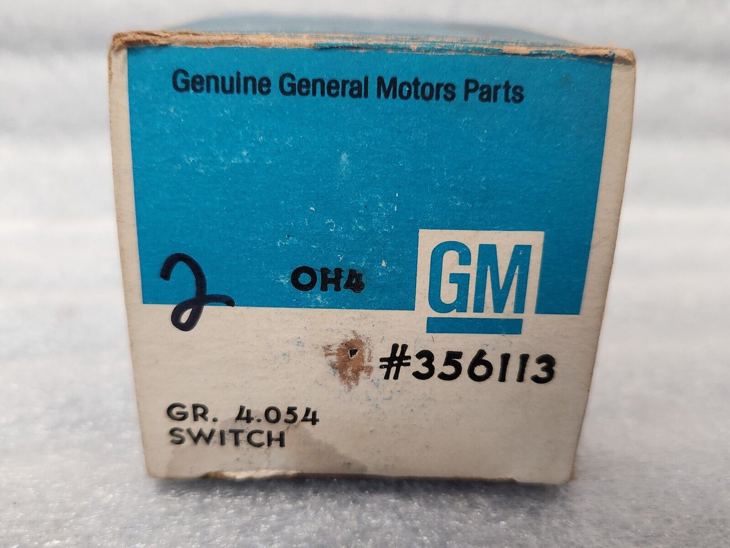 NOS 1971-75 Buick Chevrolet Oldsmobile Pontiac Neutral Safety Switch GM # 356113