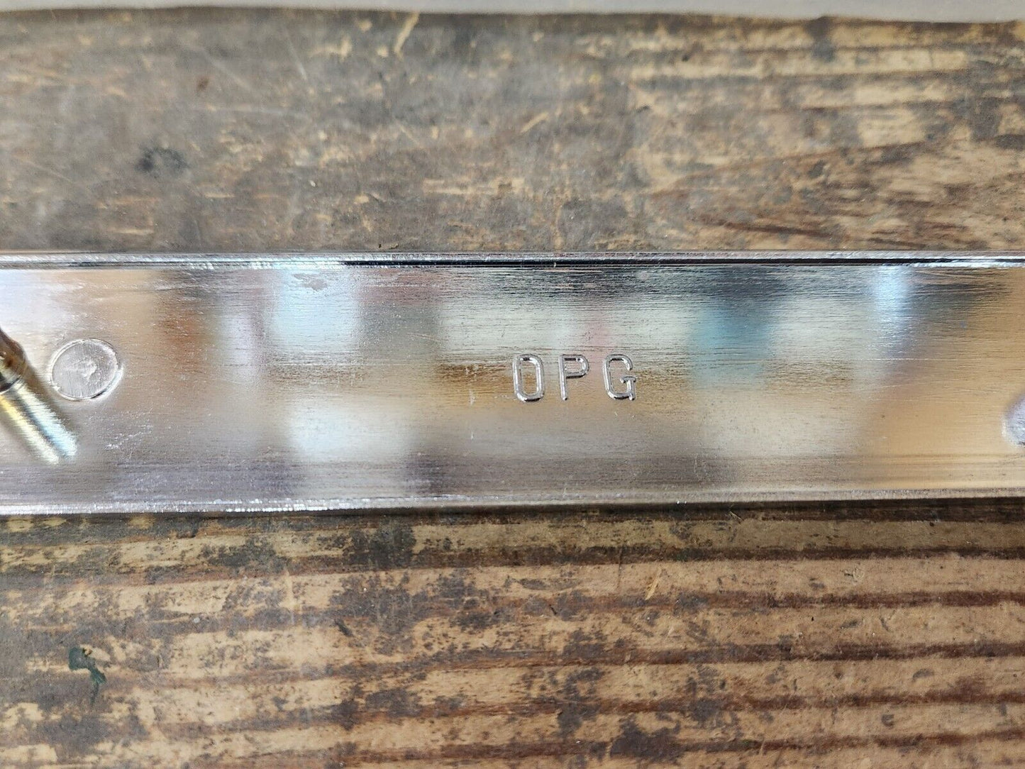 NEW 1964 Chevrolet Chevelle Malibu Dash Glove Box Nameplate Chrome Emblem 64