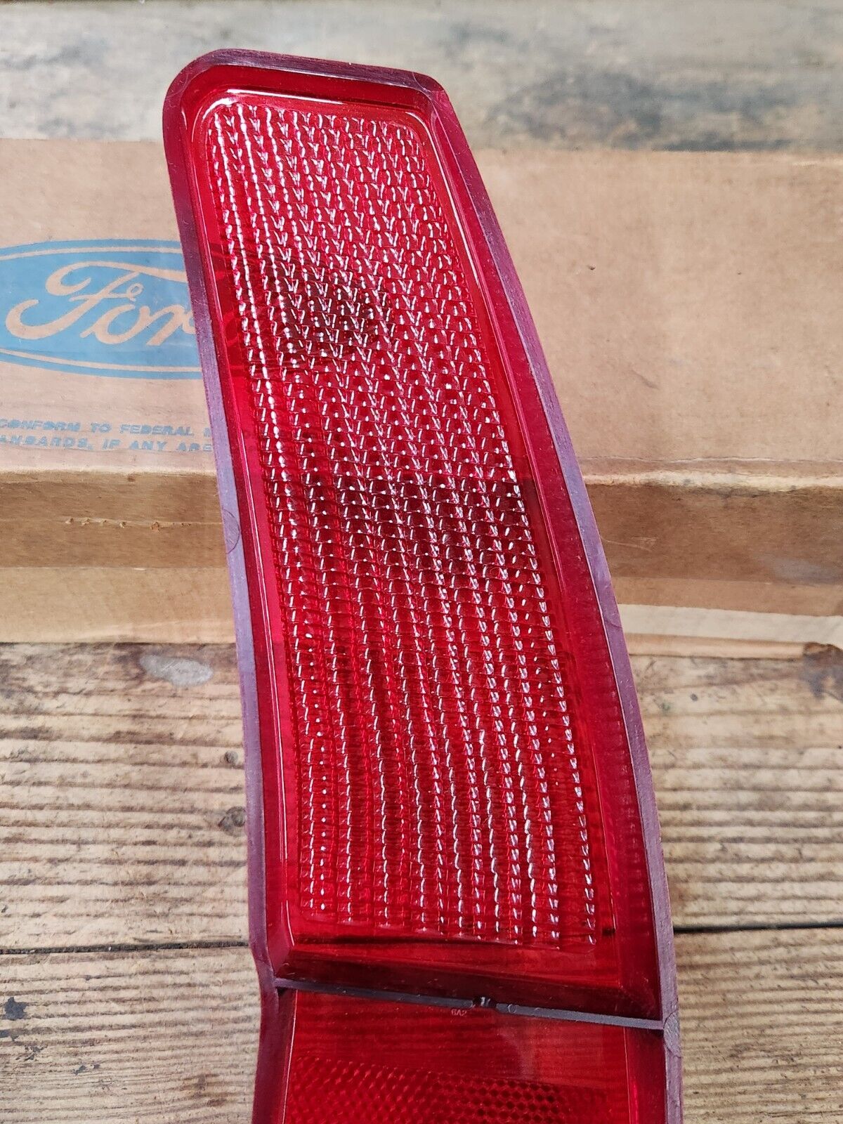 NOS OEM Ford 1972 - 1976 Ranchero Torino Wagon Left Tail Light Lens D2OZ-13450-D