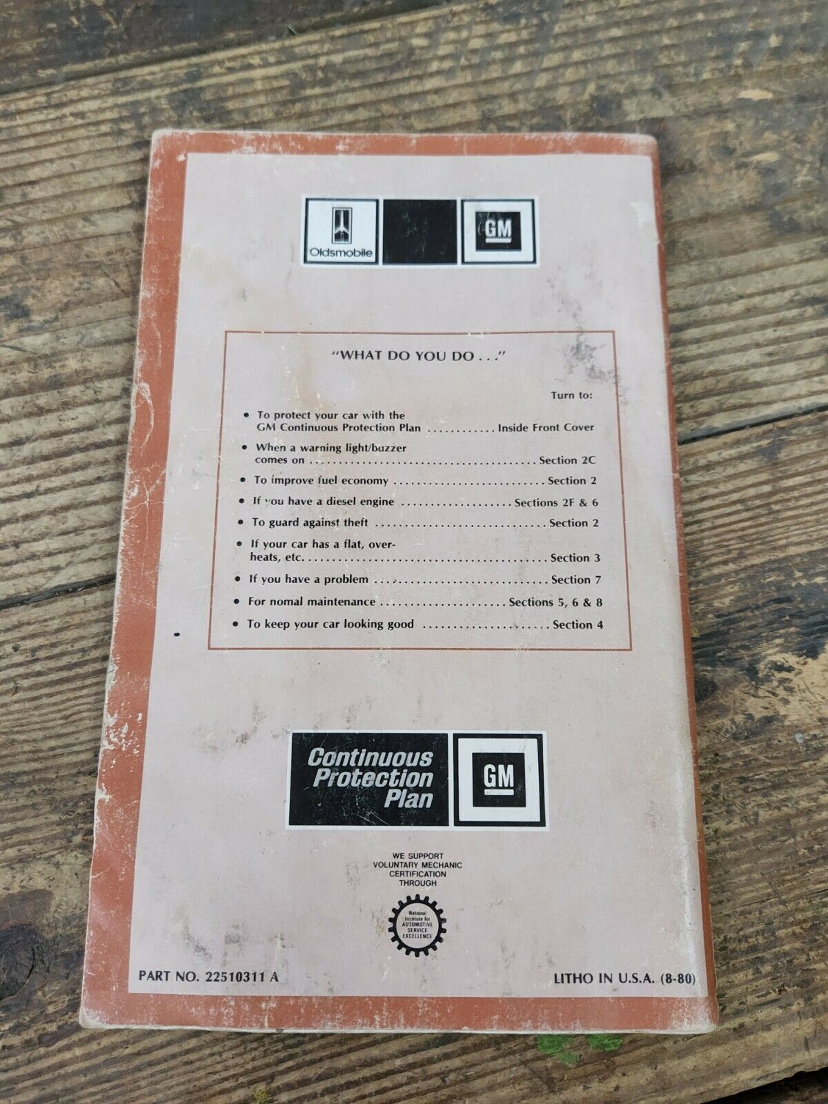 1981 OLDSMOBILE CUTLASS AND CUTLASS CRUISER ORIGINAL OWNERS MANUAL FREE SHIP