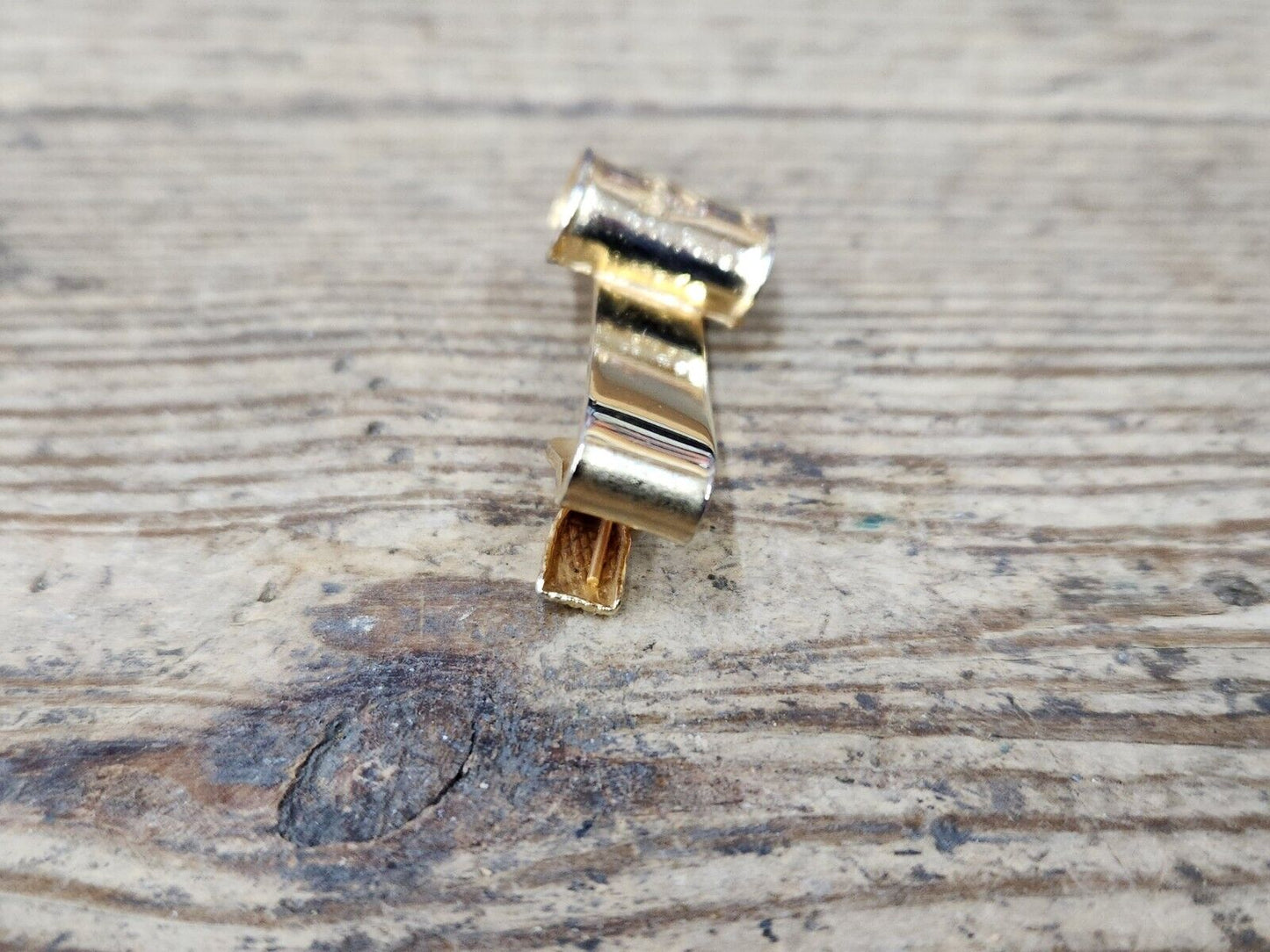 Gold Mobile Oil & Gas Super Oil Can Vintage ENAMEL Tie Bar Clip standard socony