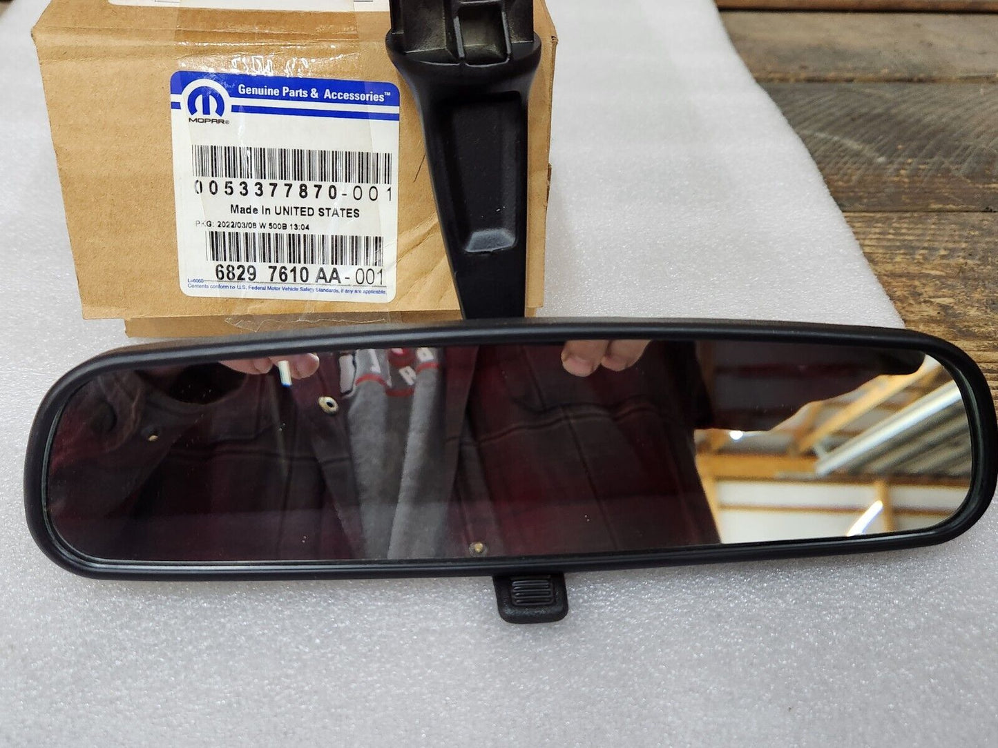 18-24 WRANGLER JL GLADIATOR Interior OR REAR VIEW MIRROR OE NEW MOPAR 68297610AA