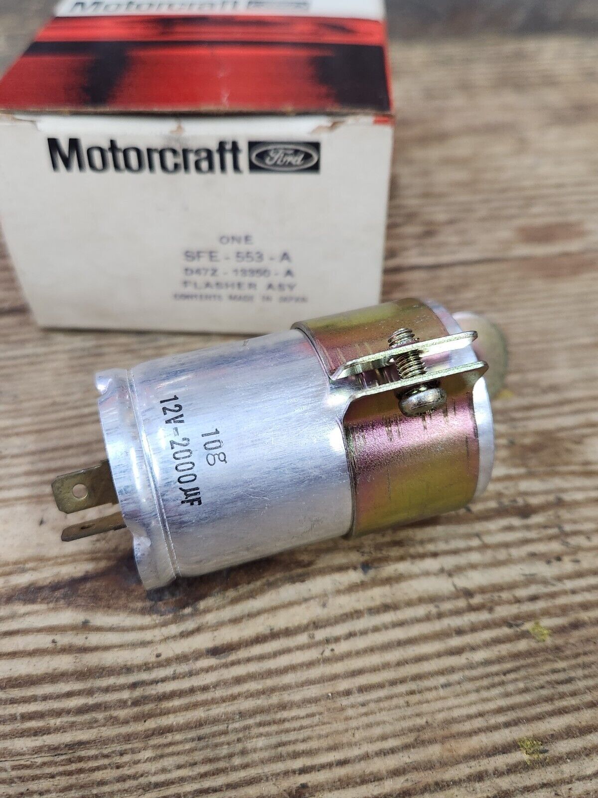 NOS NEW Motorcraft SFE-553A Flasher Assembly OEM Ford D47Z-13350-A