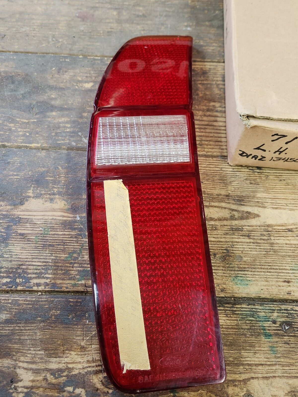 Ford LTD & Country Squire Wagon 1971-72 Tail Light Lens Assembly Left Side