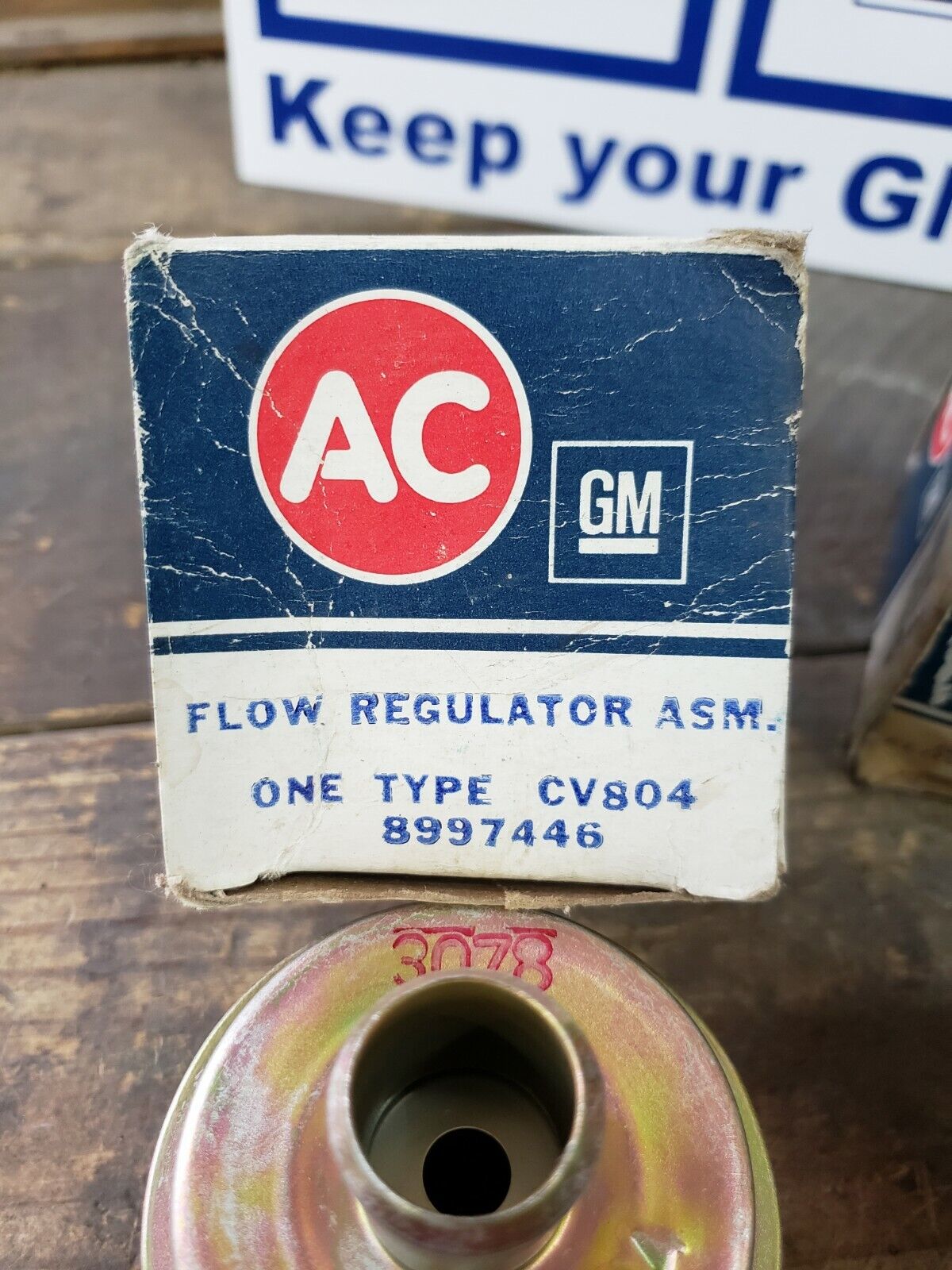 NOS PAIR AC Flow Regulator CV804 GM 8997446 Chevy Buick Olds Cadillac Pontiac