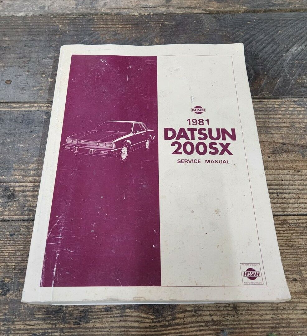 1981 Nissan Datsun 200SX Service Shop Repair Manual NICE FREE SHIPPING