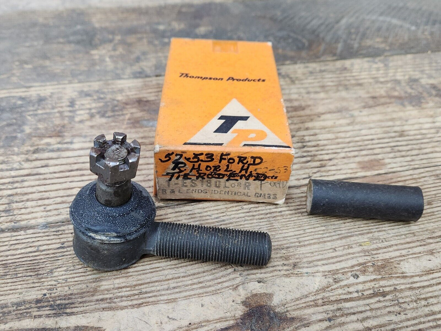1952 1953 Ford Passenger Car RH or LH Tie Rod End NORS NEW USA MADE ES180