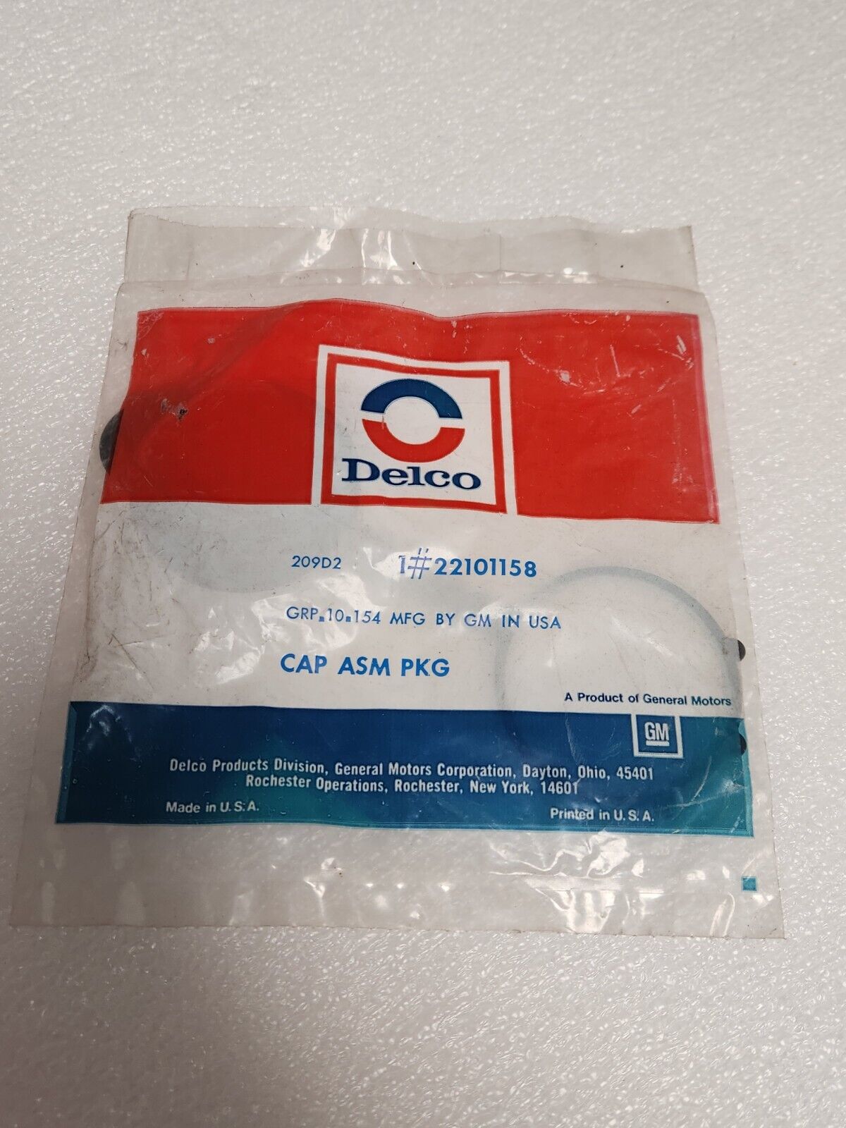 NOS OEM GM Windshield Washer Reservoir Cap 84-93 Chevy Corvette 87-91 Cutlass