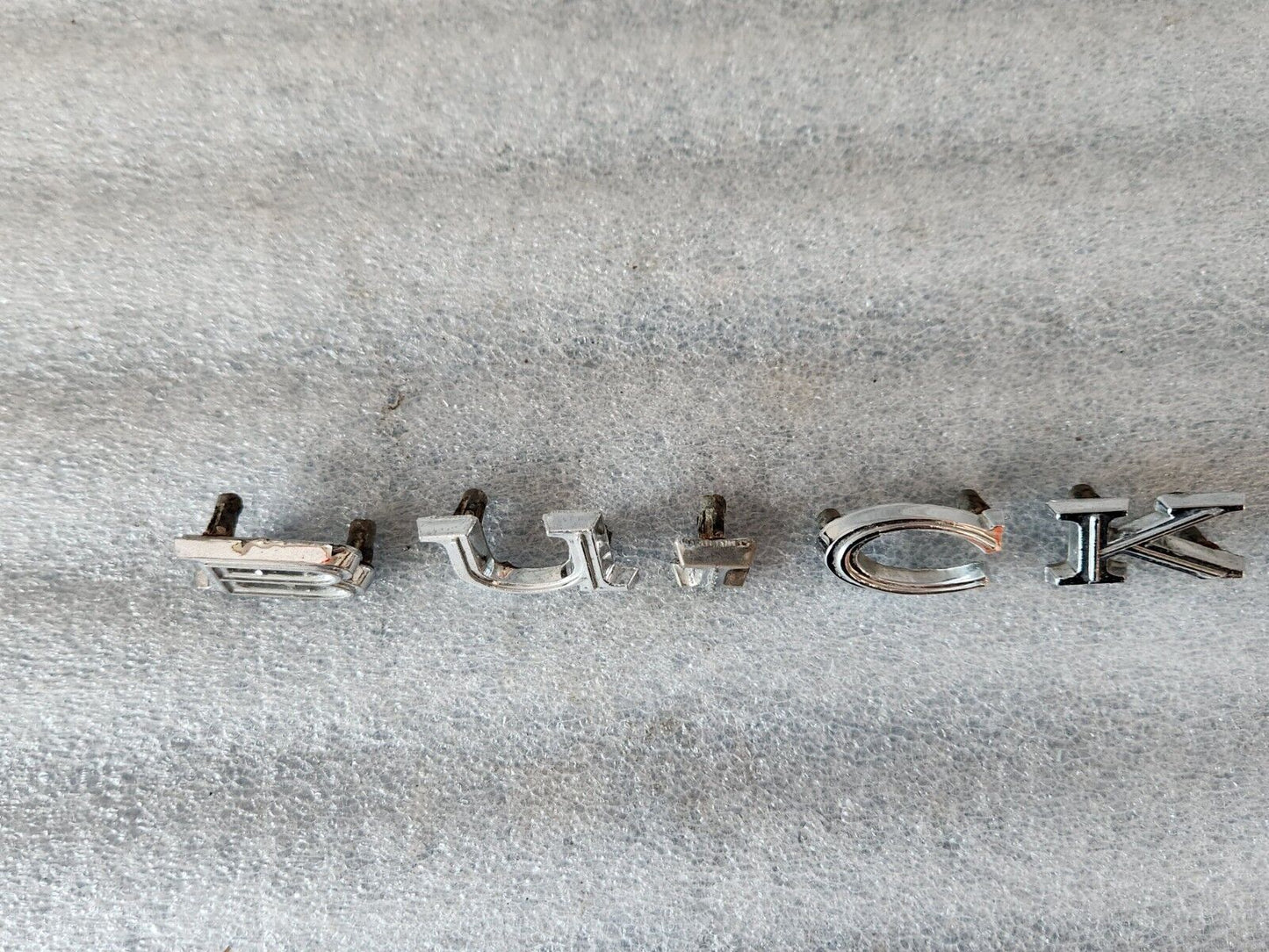 1971 Buick LeSabre Custom Special Hardtop OEM Trunk Deck Lid Letter Emblems