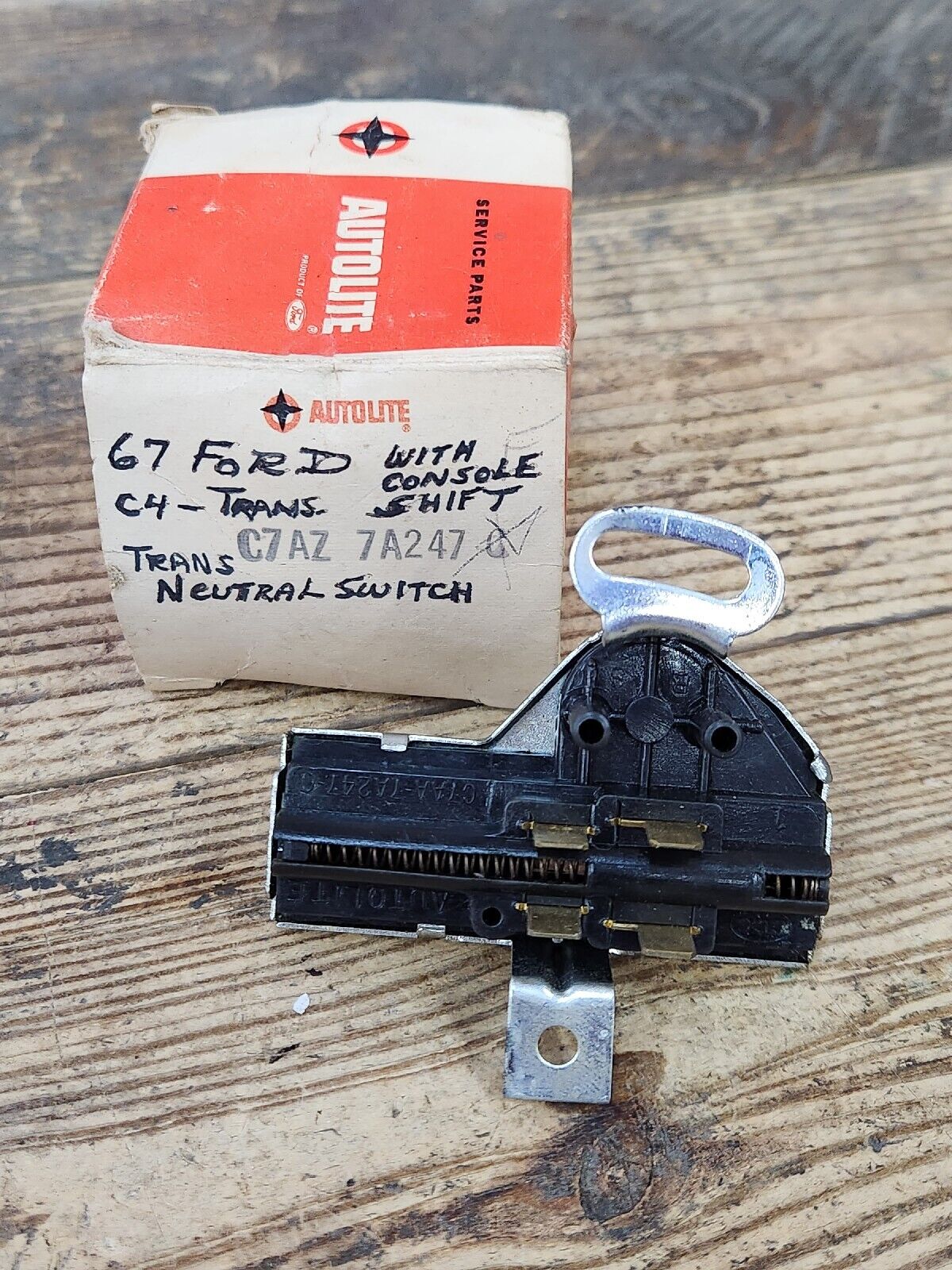 NOS OEM 1967 Ford Fairlane Galaxie Cyclone Comet Console Neutral Safety Switch