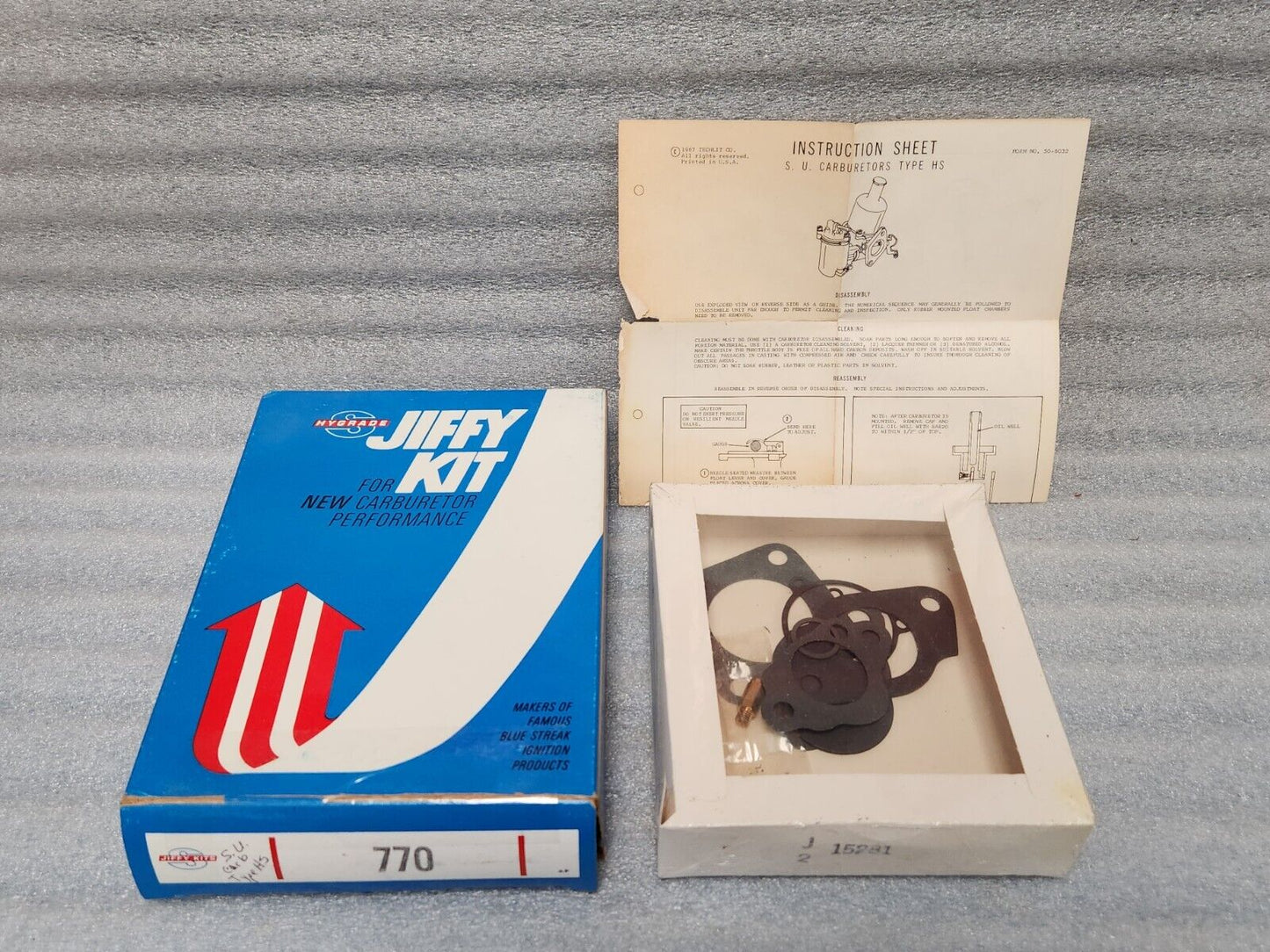 NEW 59-71 Austin Hillman MG Morgan Triumph Volvo Riley S.U. HS carb rebuild kit